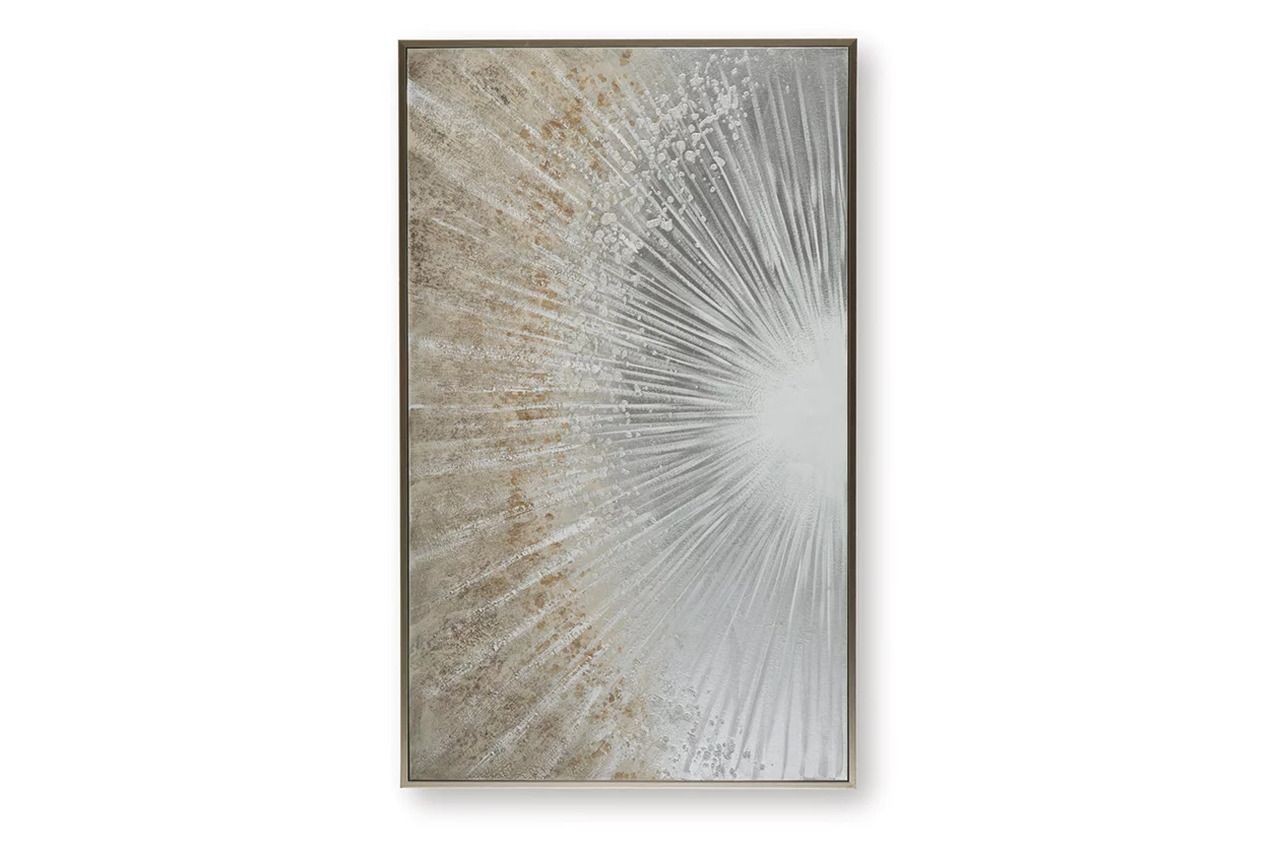 Waldard Wall Art In Gray/Taupe/White A8000501