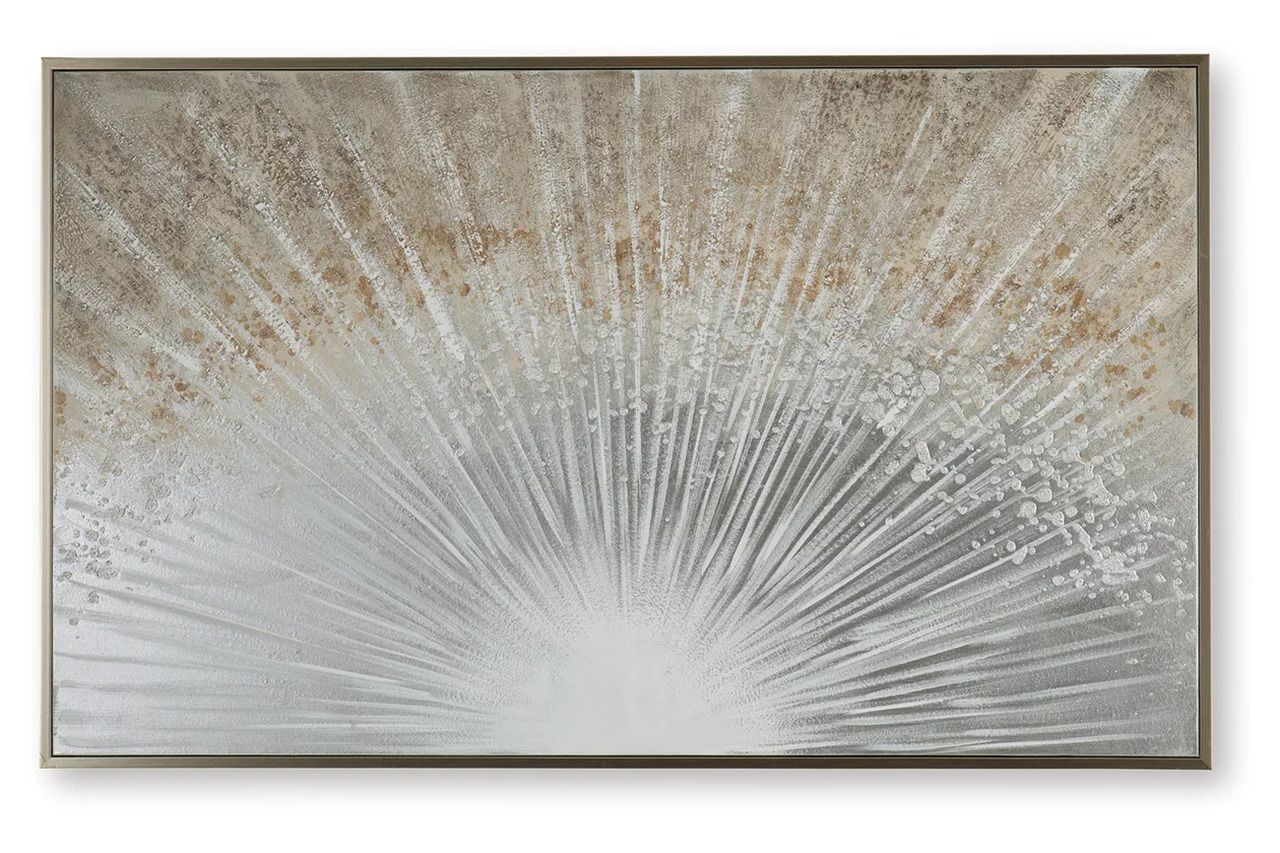 Waldard Wall Art In Gray/Taupe/White A8000501