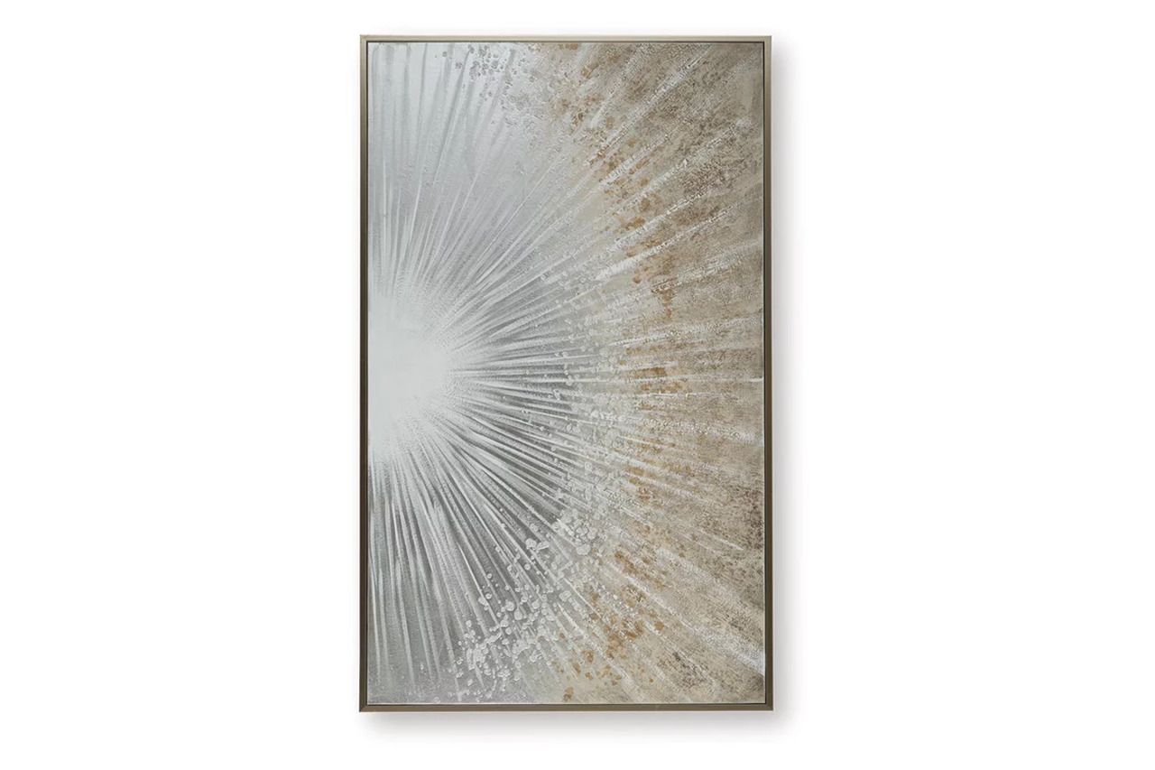 Waldard Wall Art In Gray/Taupe/White A8000501