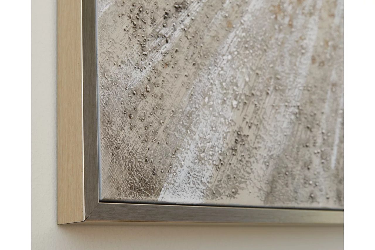 Waldard Wall Art In Gray/Taupe/White A8000501