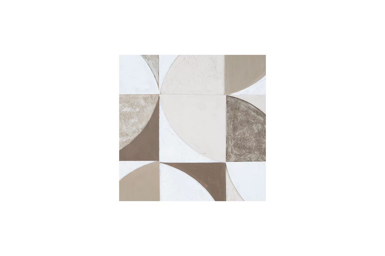 Harelman Wall Art In Tan/Taupe/White A8000502