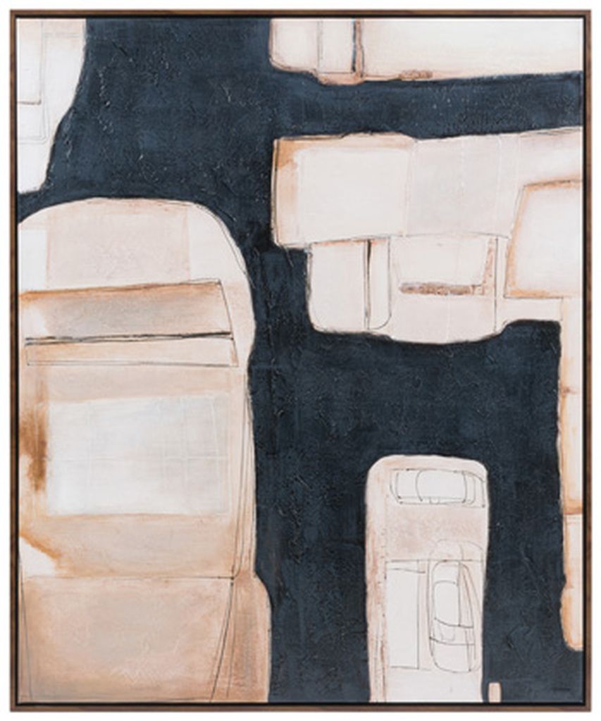 Feyville Wall Art In Black and Brown A8000515
