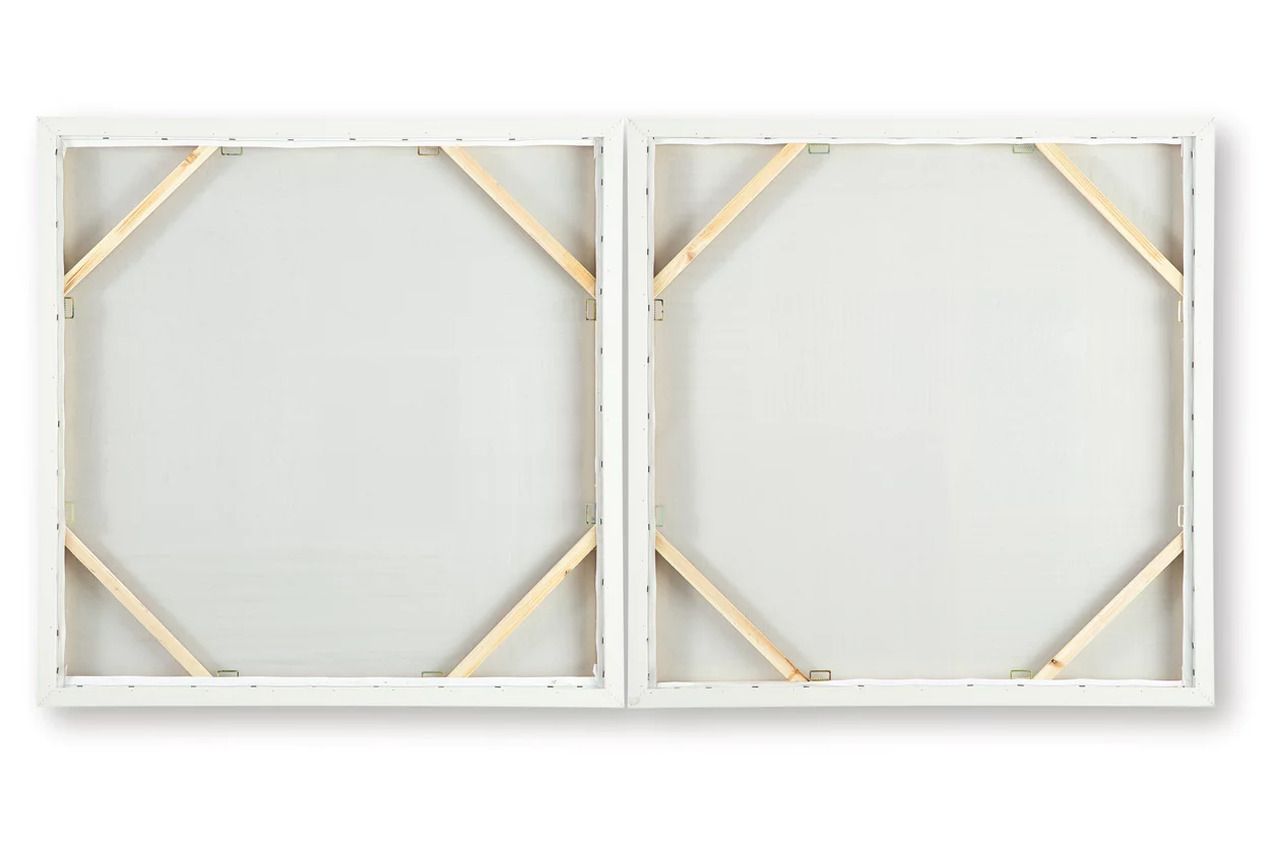 Andorfield Wall Art Set of 2 In White and Beige A8000517