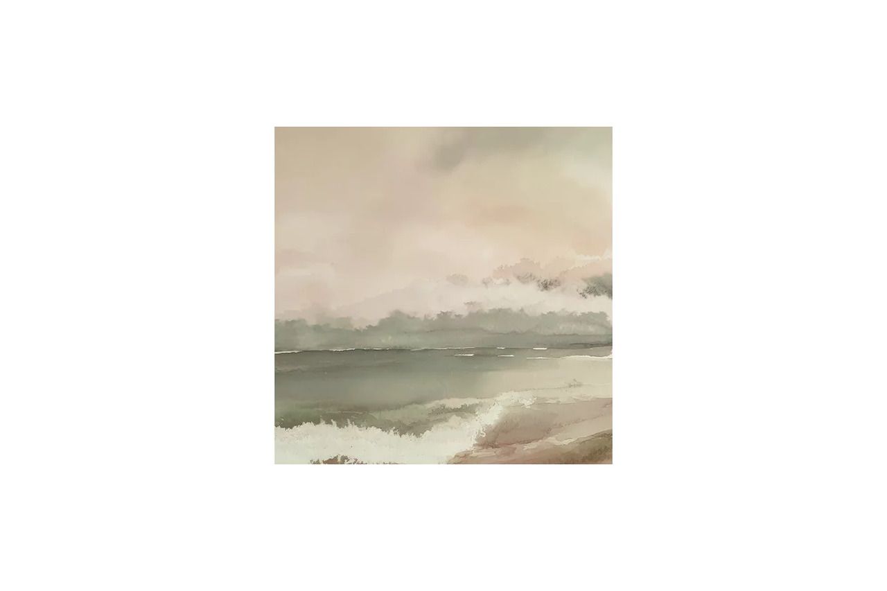 Vallus Wall Art In Blush and Green A8000524