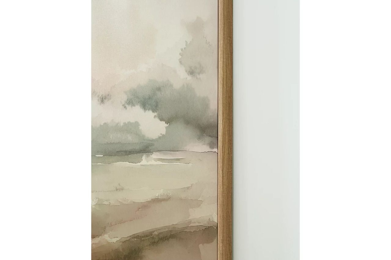 Vallus Wall Art In Blush and Green A8000524