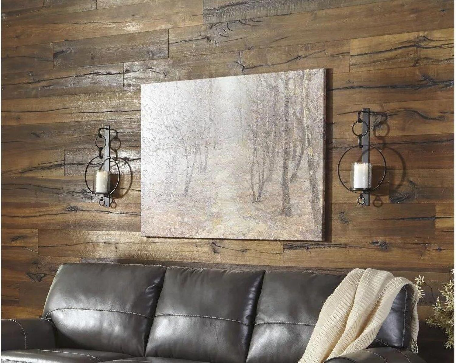 Ogaleesha Brown Wall Sconce A8010036