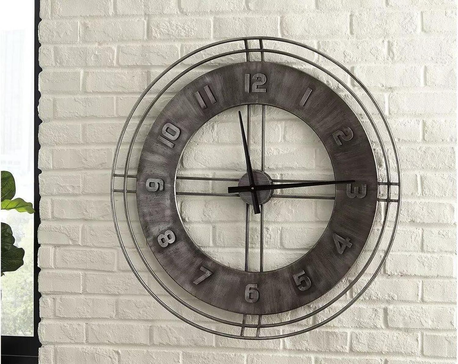 Ana Sofia Antique Gray Wall Clock A8010068