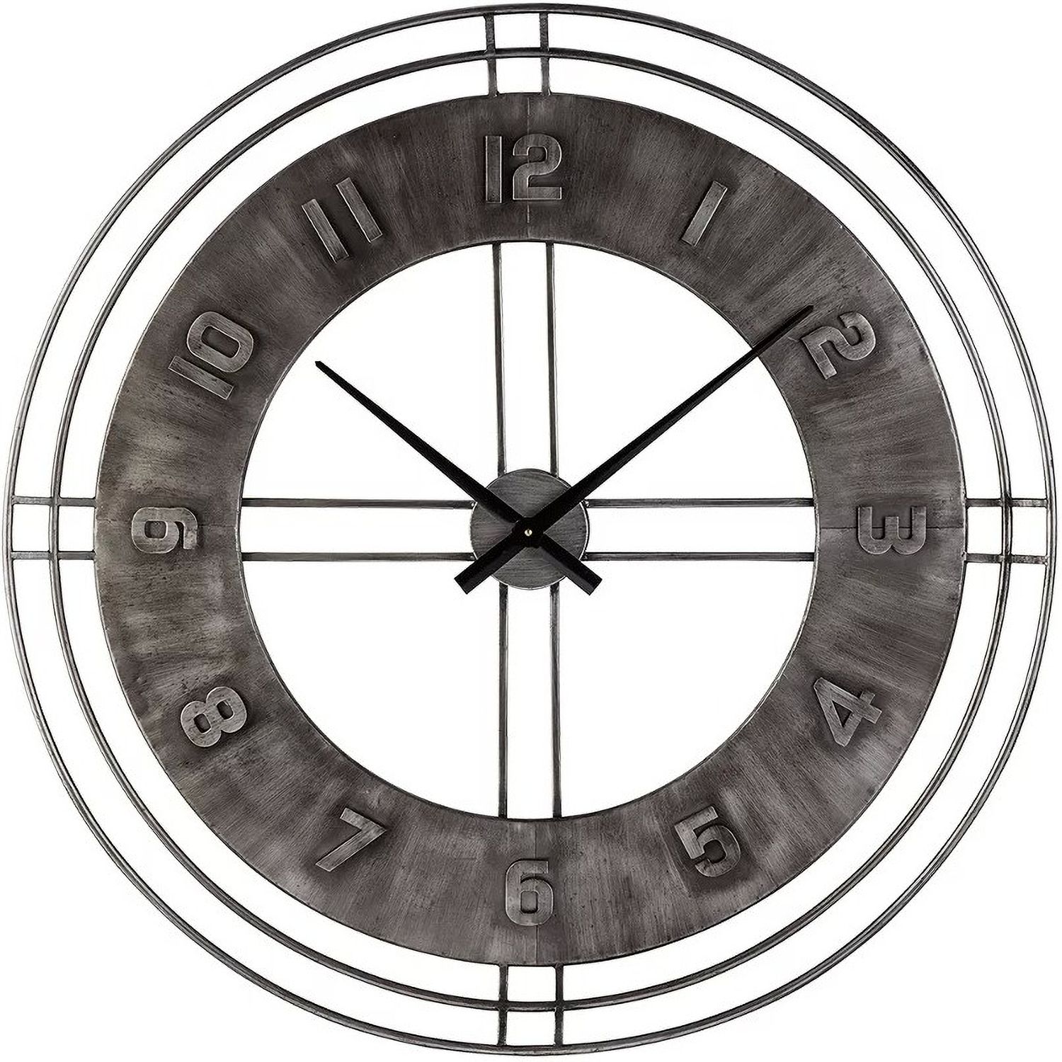 Ana Sofia Antique Gray Wall Clock A8010068