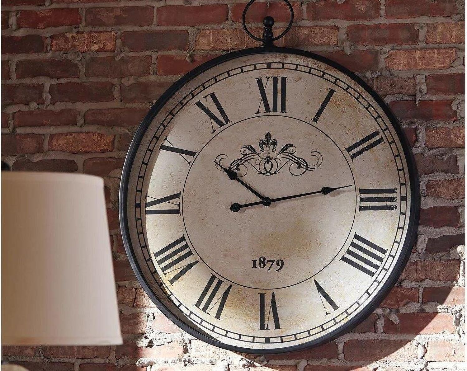 Augustina Antique Black Wall Clock A8010110