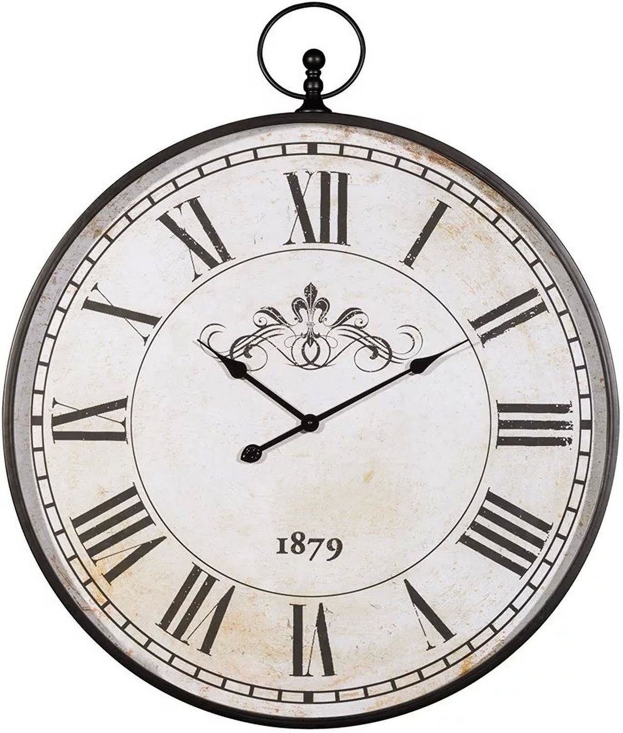 Augustina Antique Black Wall Clock A8010110