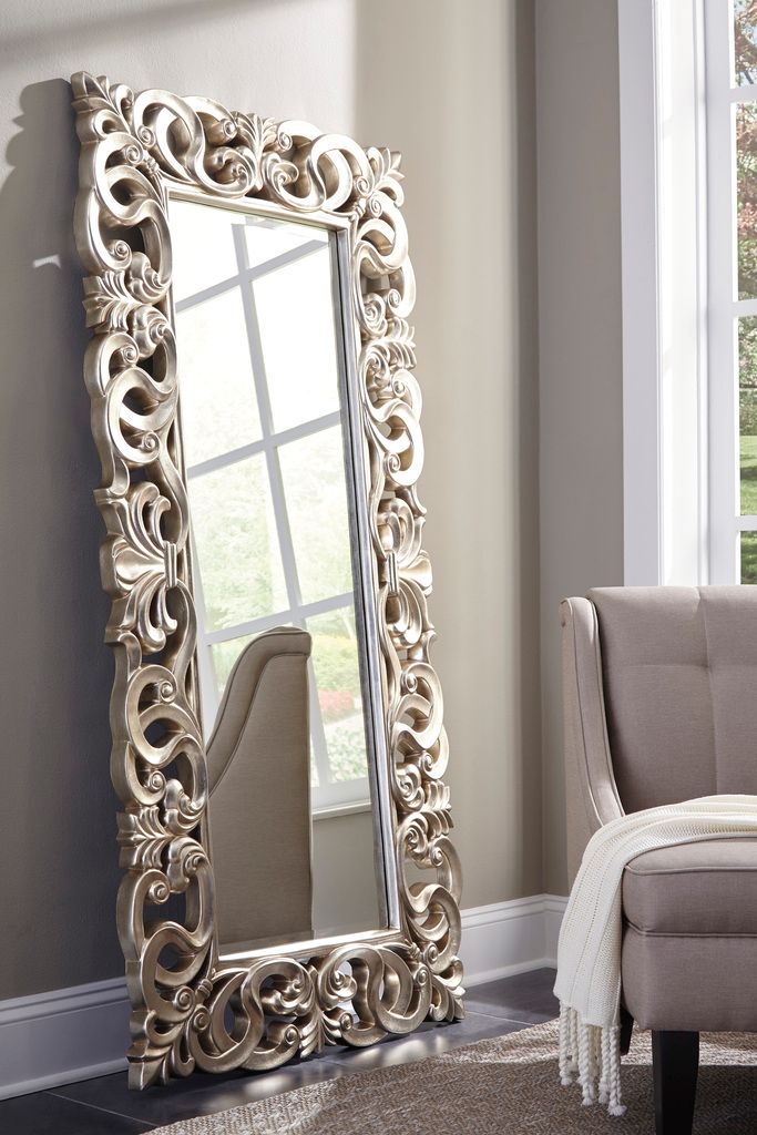 Lucia Antique Silver Accent Mirror A8010123