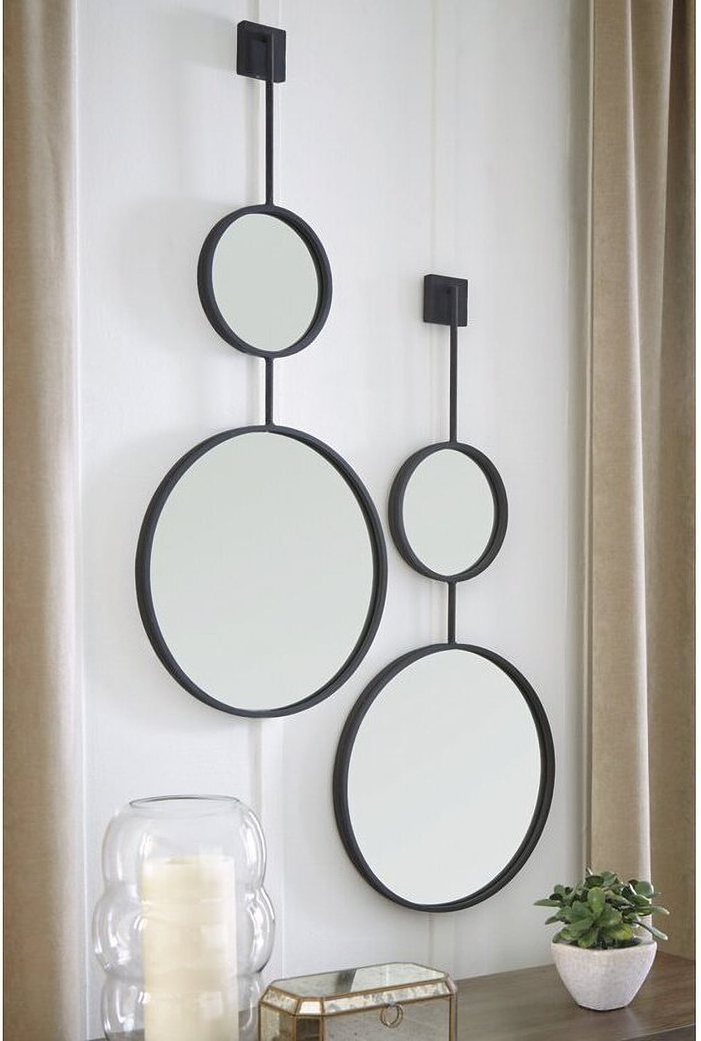 Brewer Black Accent Mirror A8010166