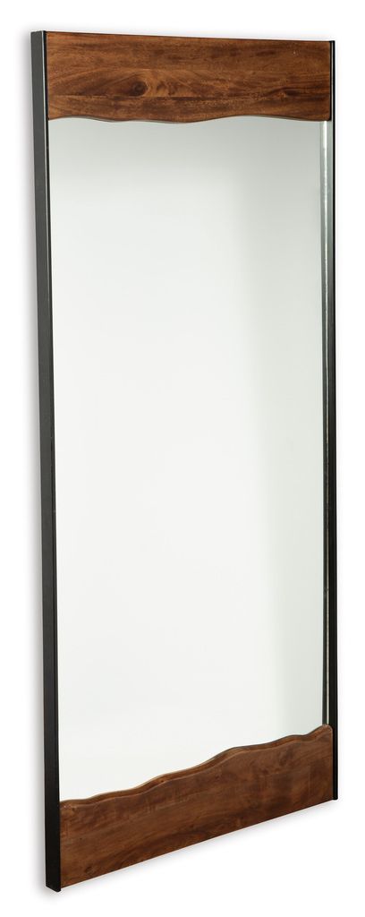 Panchali Brown/Black Floor Mirror A8010197