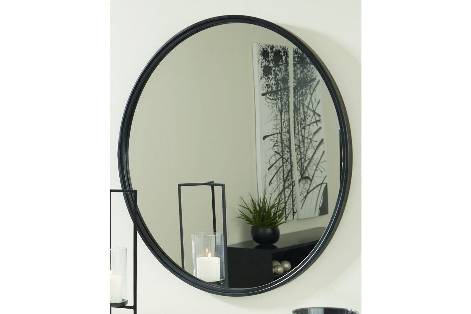 Brocky Black Accent Mirror A8010210