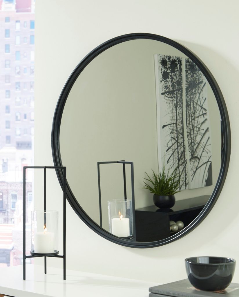 Brocky Black Accent Mirror A8010210