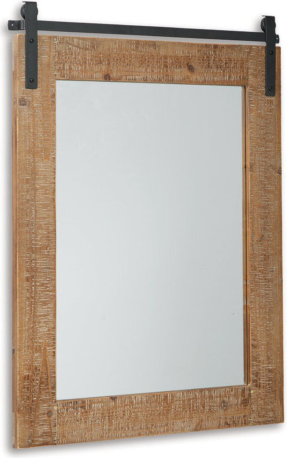 Lanie Antique Brown Accent Mirror A8010223
