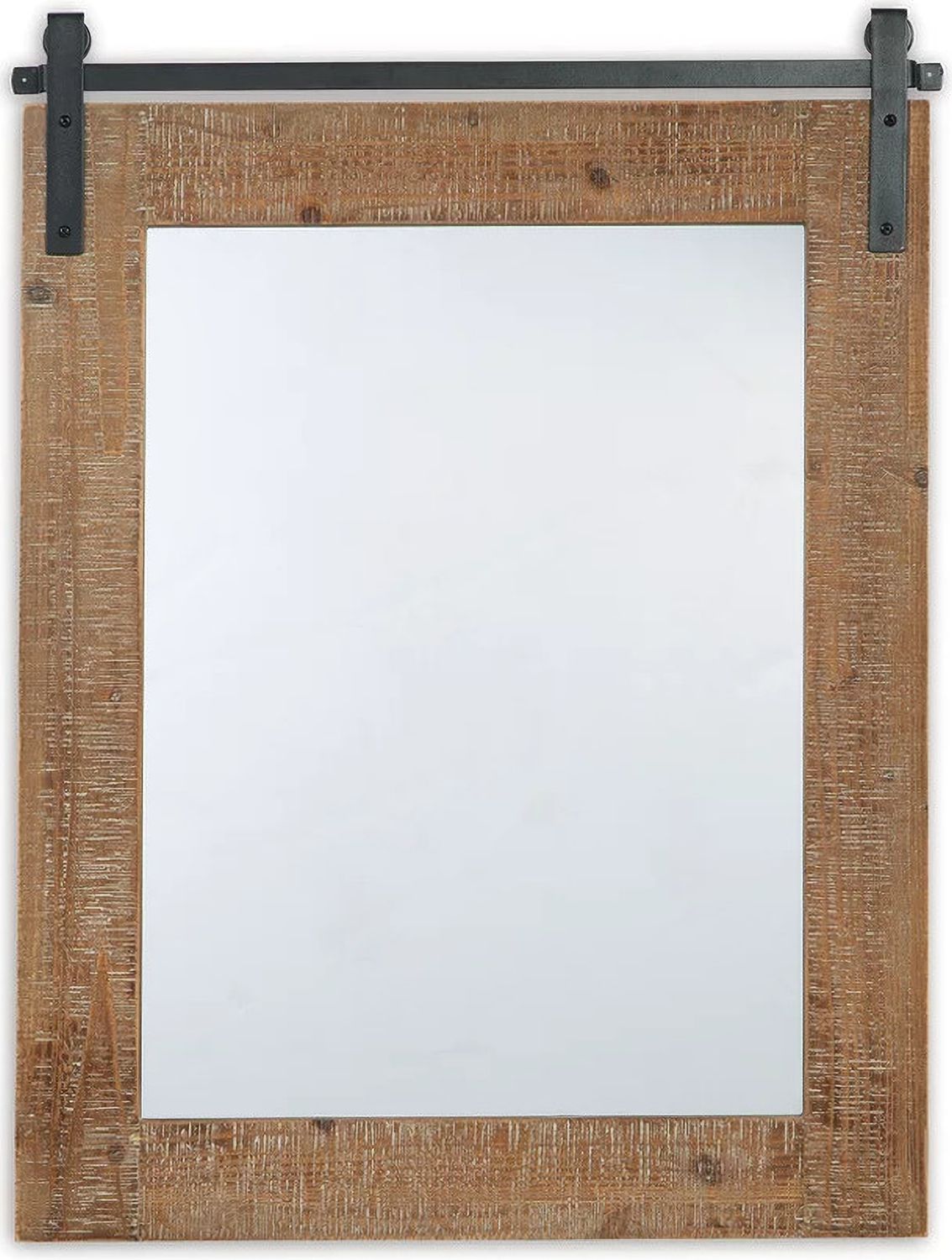 Lanie Antique Brown Accent Mirror A8010223