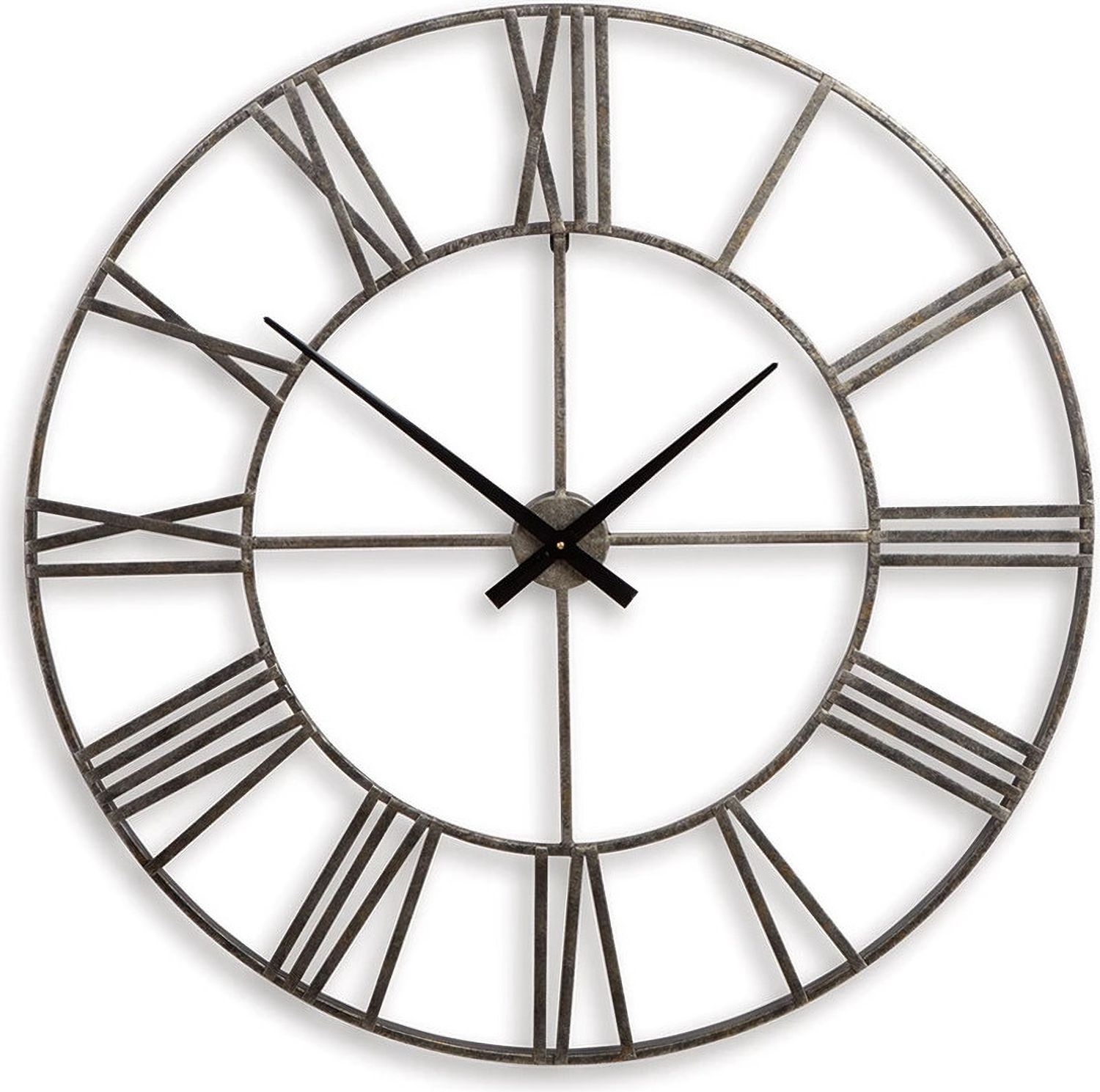 Paquita Antique Silver Wall Clock A8010237