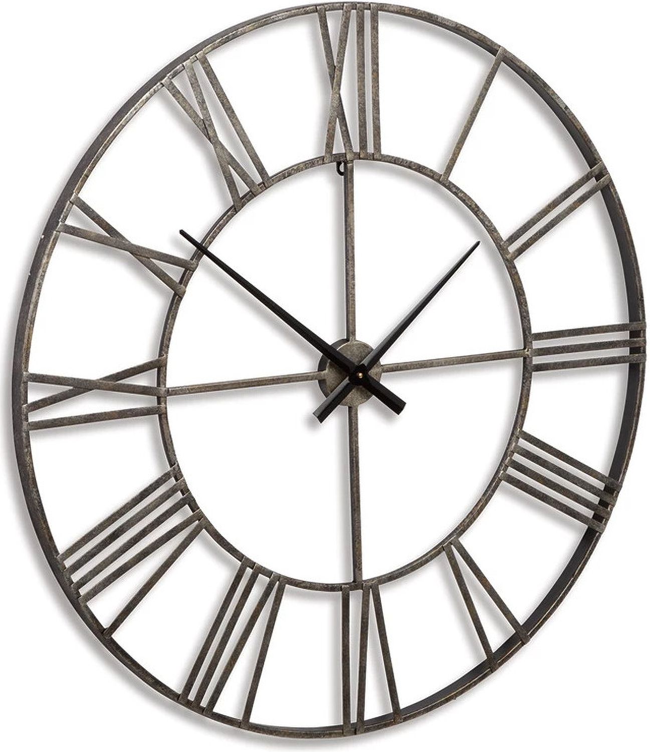 Paquita Antique Silver Wall Clock A8010237