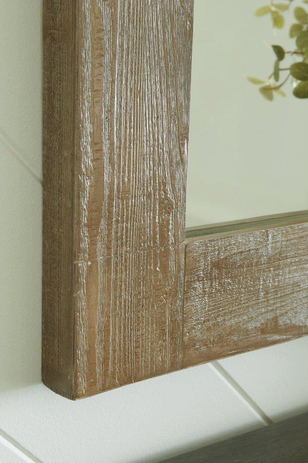 Waltleigh Distressed Brown Accent Mirror A8010277