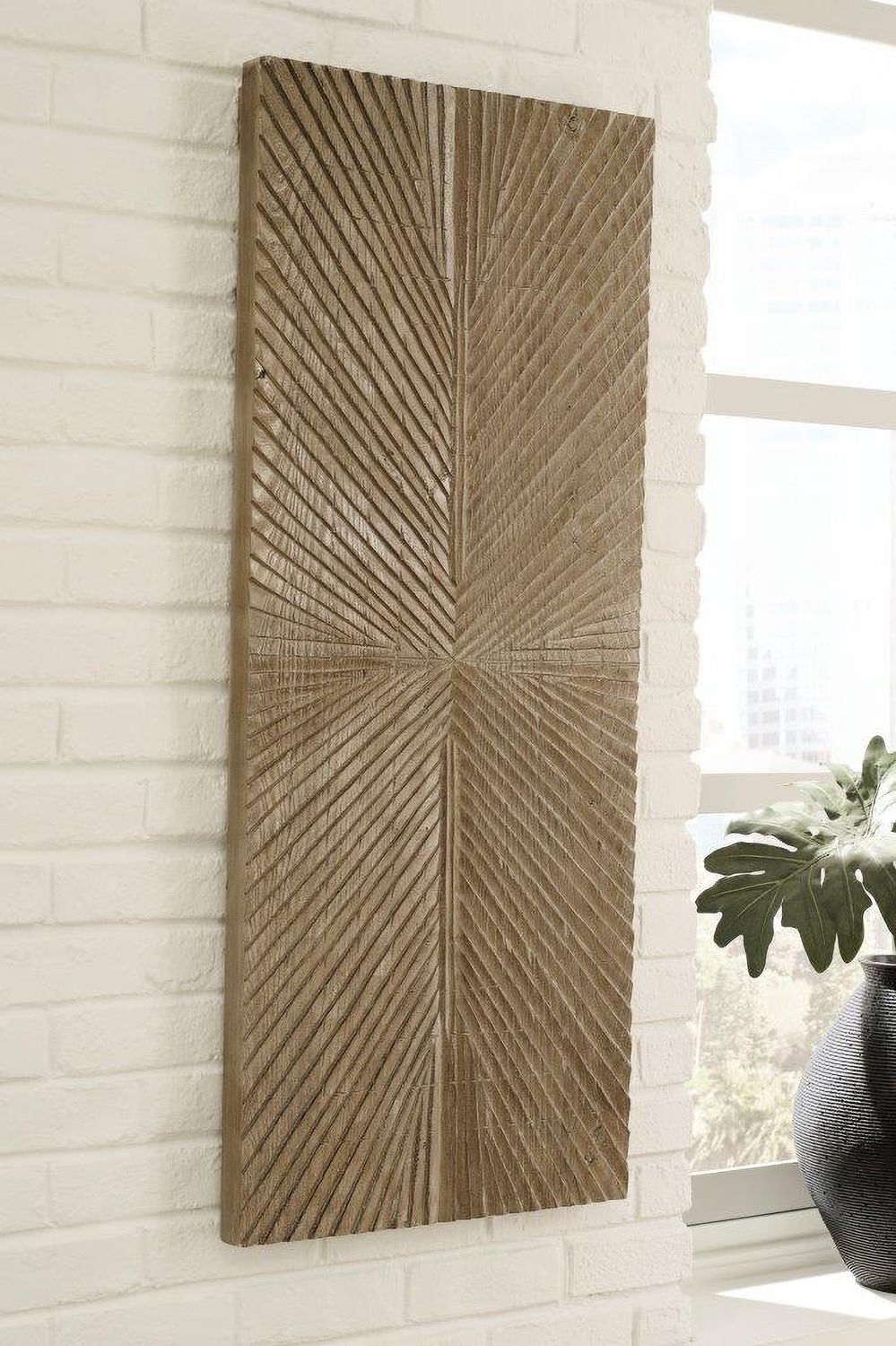 Lenora Distressed Brown Wall Decor A8010280