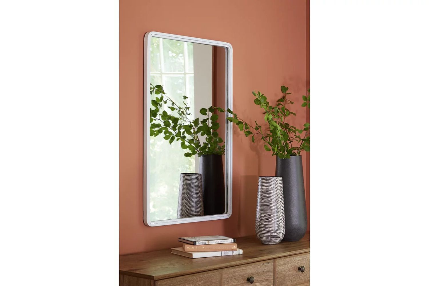 Brocky White Accent Mirror A8010293