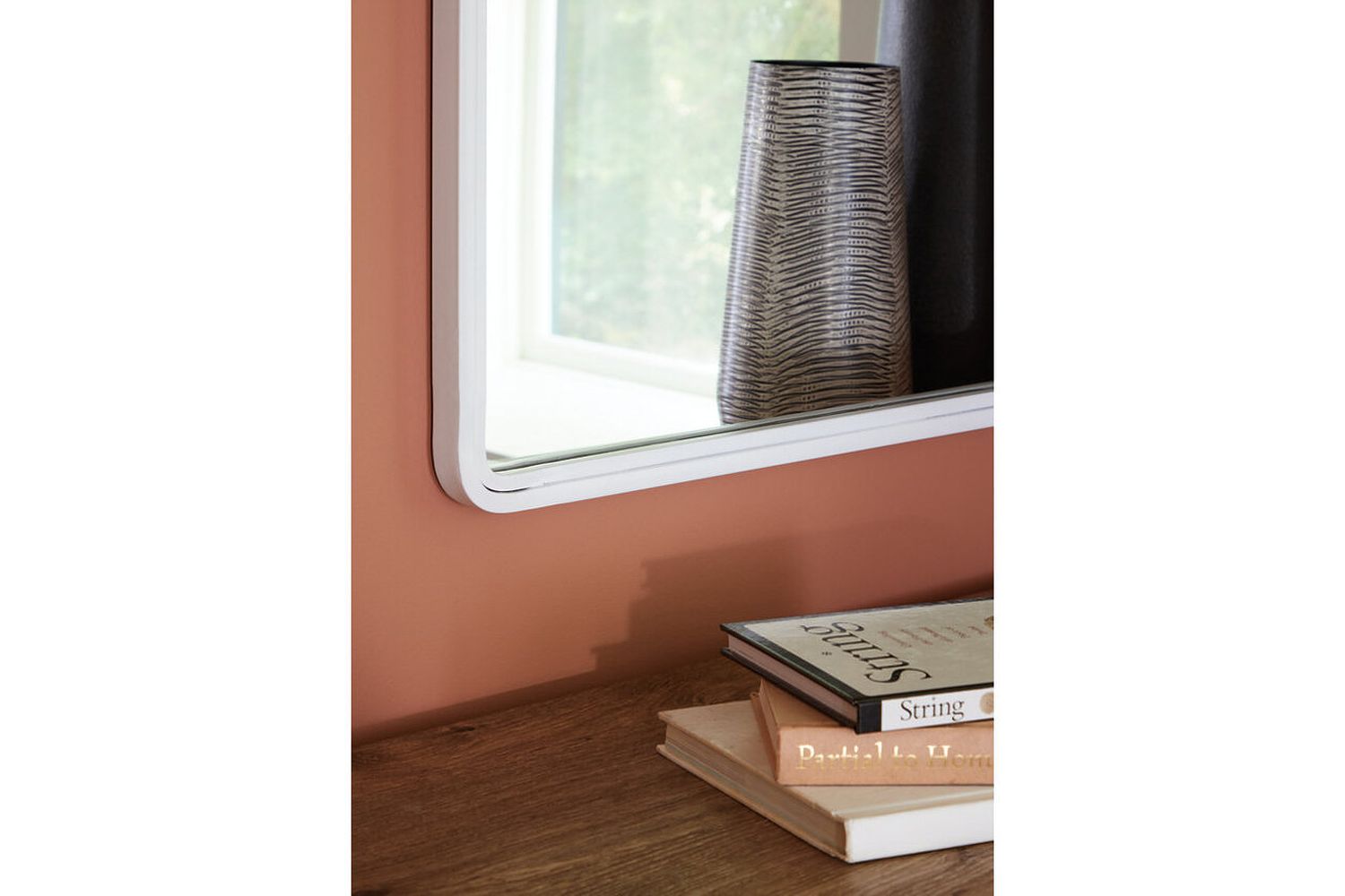 Brocky White Accent Mirror A8010293