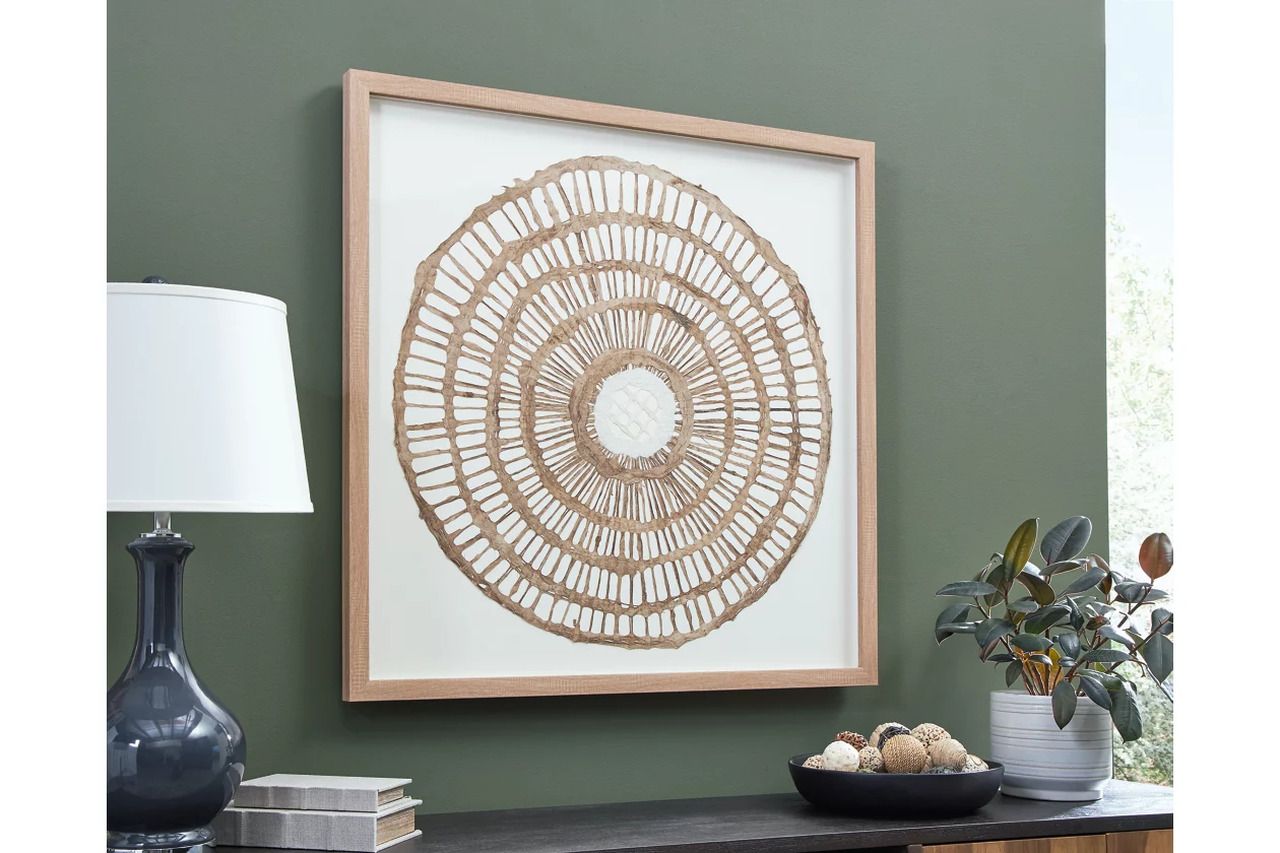 Brockham Brown Wall Decor A8010304