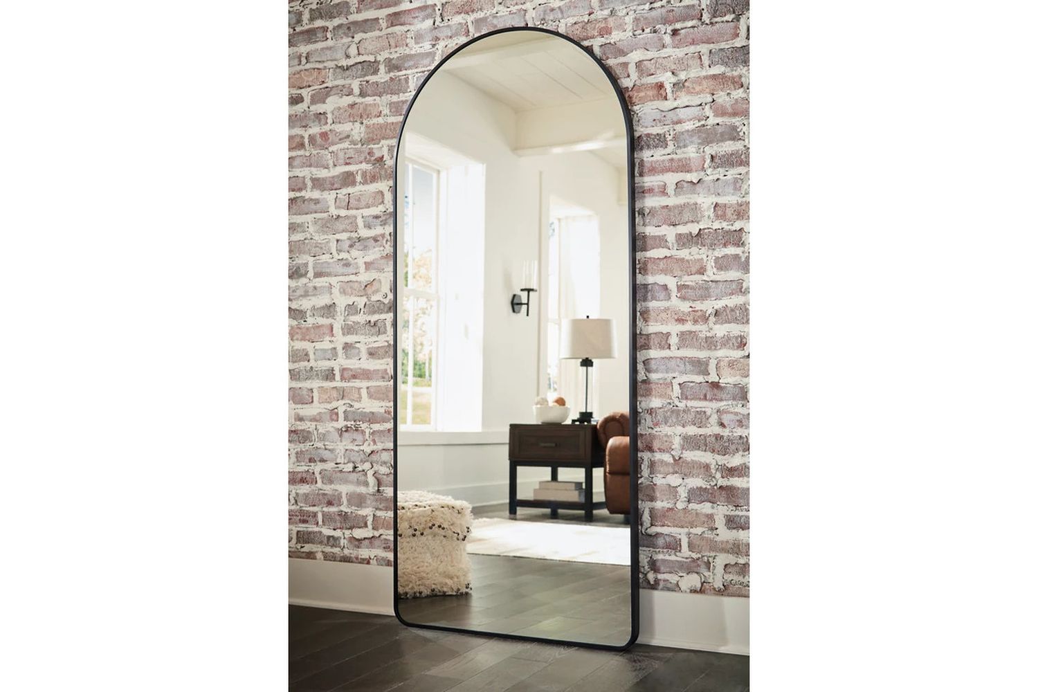 Sethall Black Floor Mirror A8010307