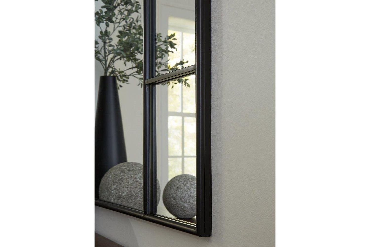 Evengton Accent Mirror In Black A8010319
