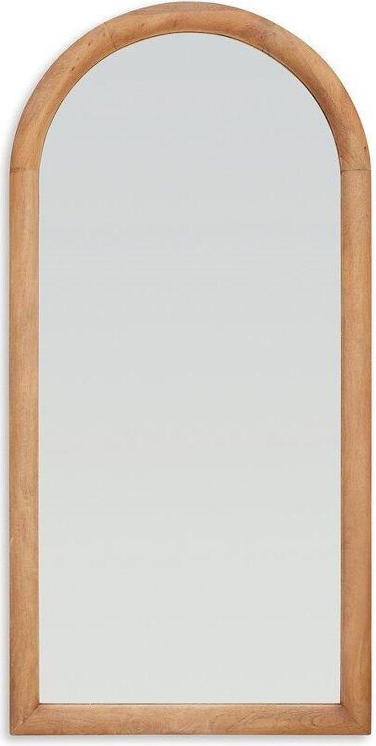 Dairville Floor Mirror In Brown A8010323