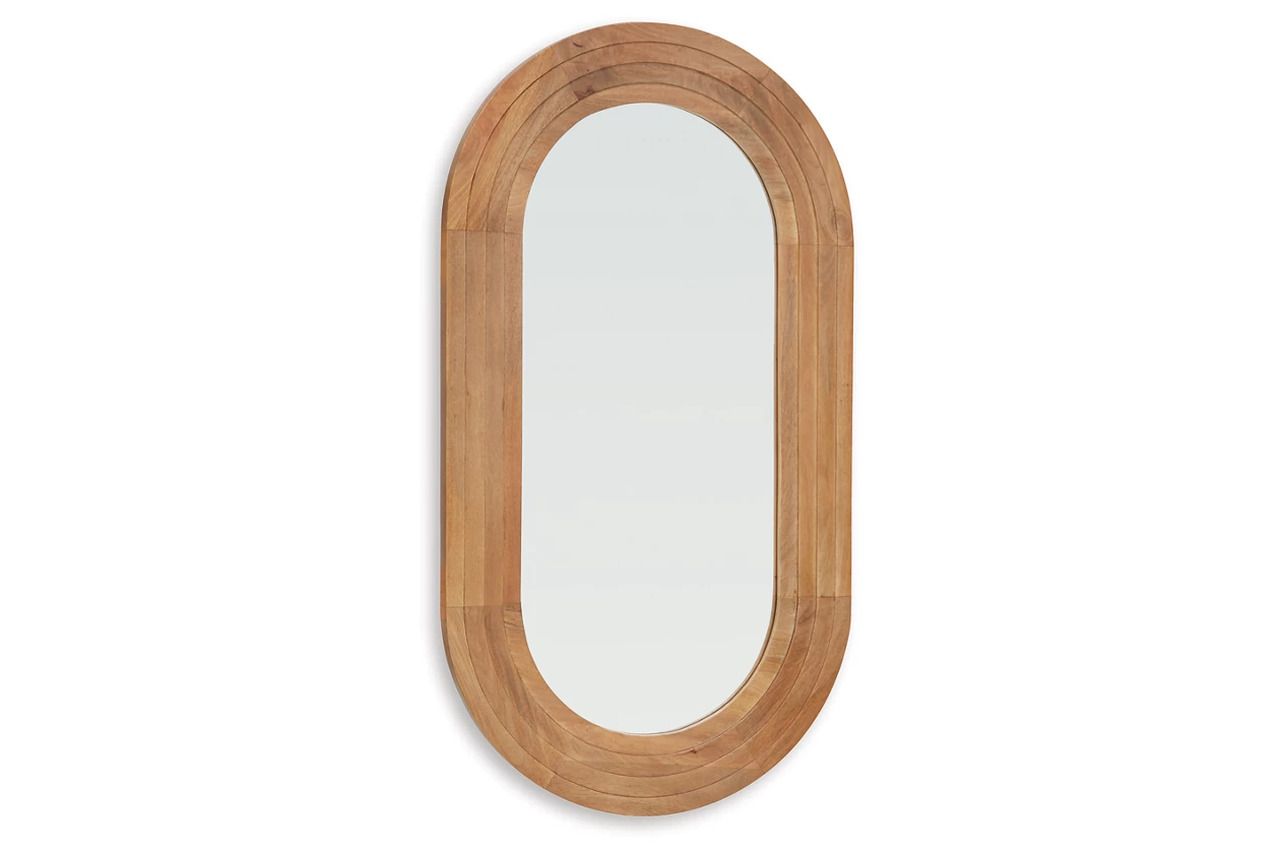 Daverly Accent Mirror In Brown A8010326