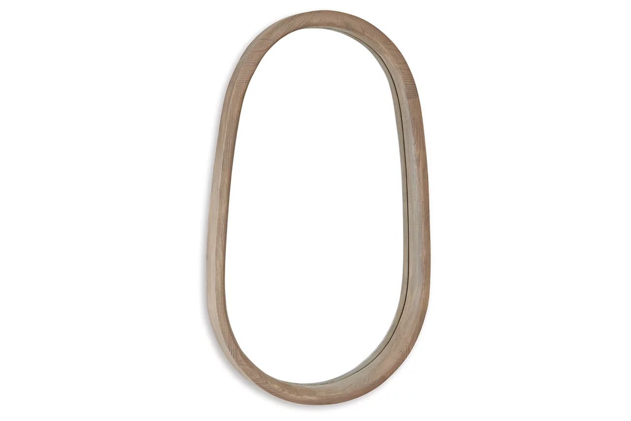 Aarilynn Accent Mirror In Antique Brown A8010329