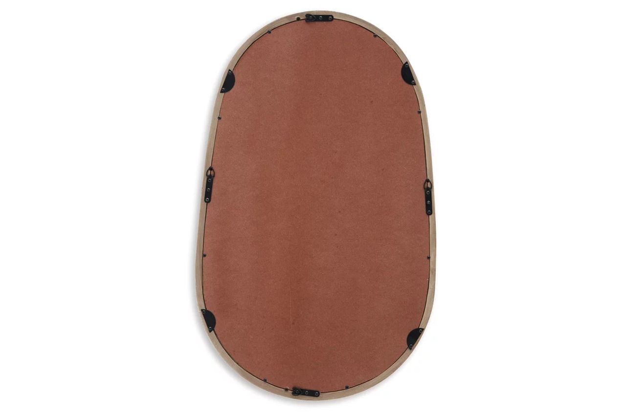 Aarilynn Accent Mirror In Antique Brown A8010329