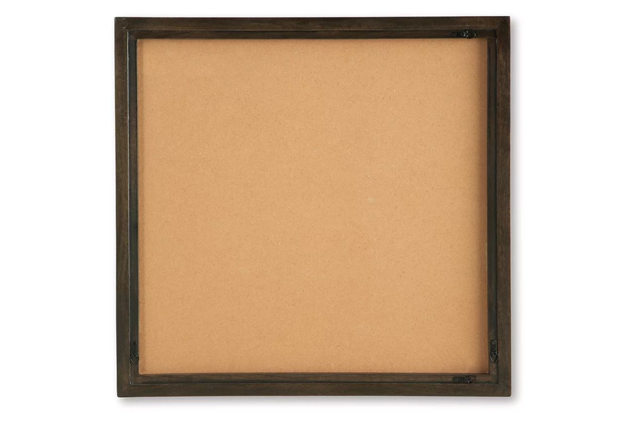 Bachard Wall Decor In Tan/White A8010330