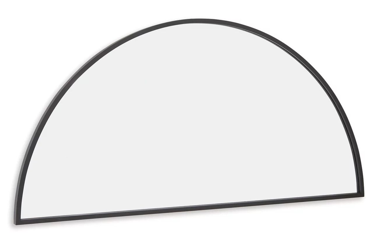 Denlow Accent Mirror In Black A8010333