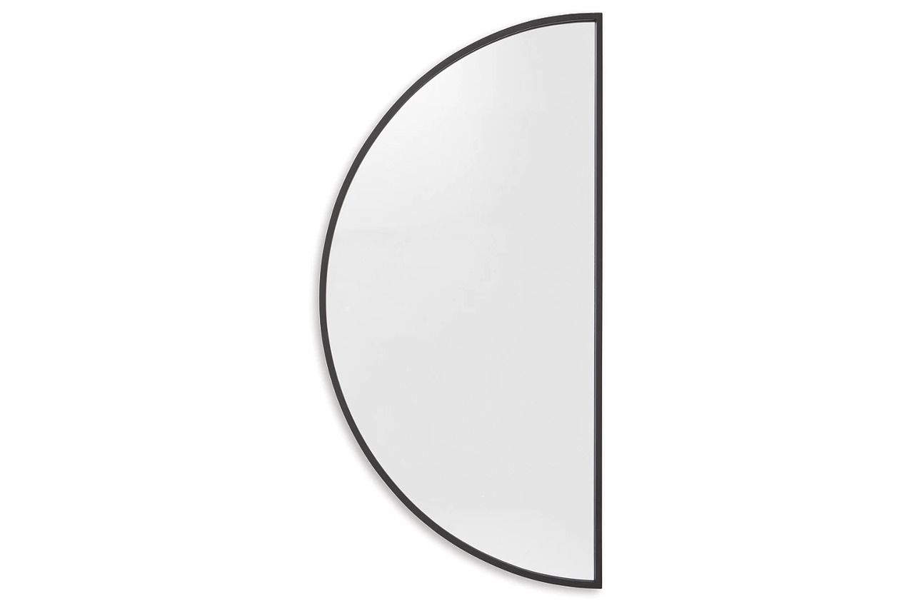 Denlow Accent Mirror In Black A8010333