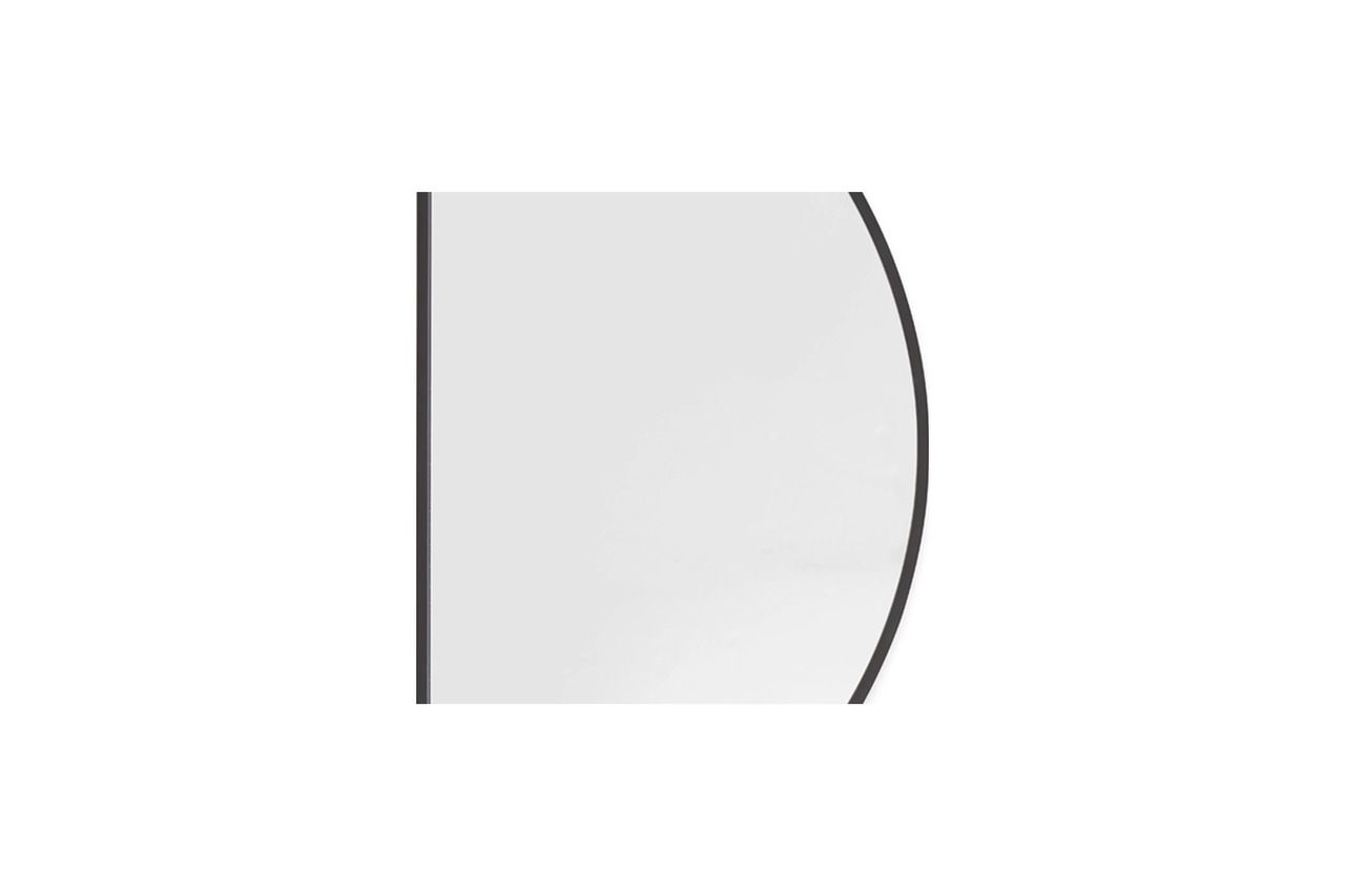 Denlow Accent Mirror In Black A8010333