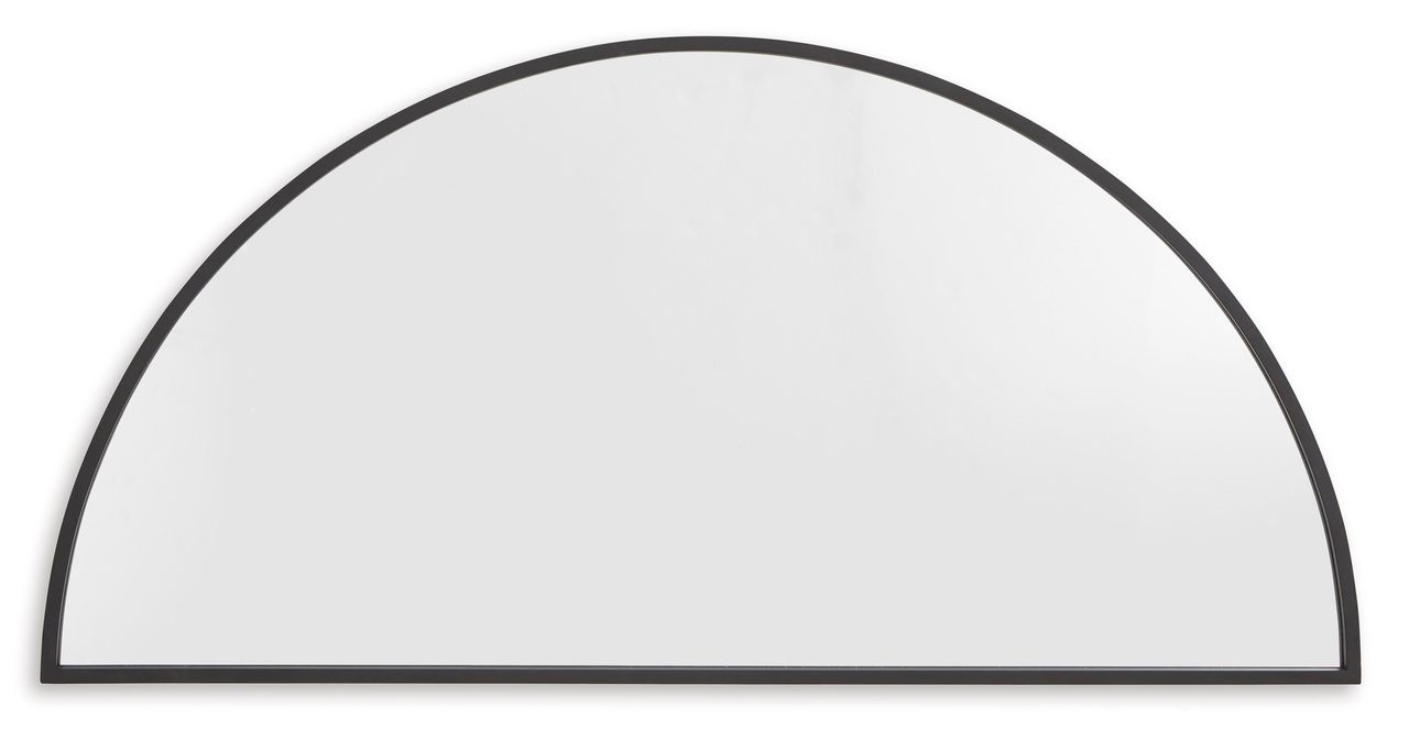 Denlow Accent Mirror In Black A8010333
