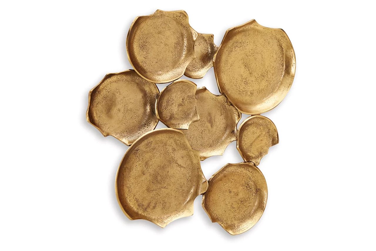 Gageton Wall Decor In Antique Gold A8010335