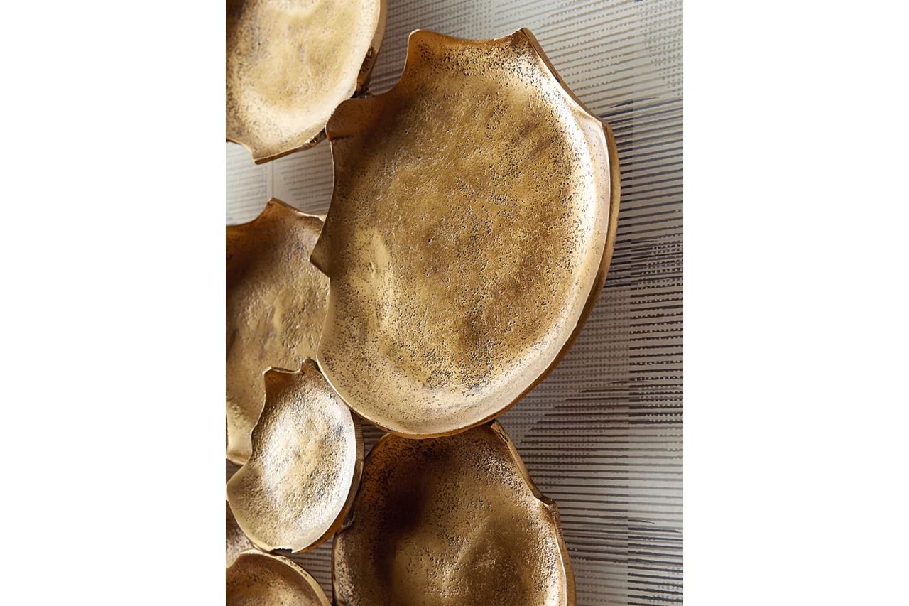 Gageton Wall Decor In Antique Gold A8010335