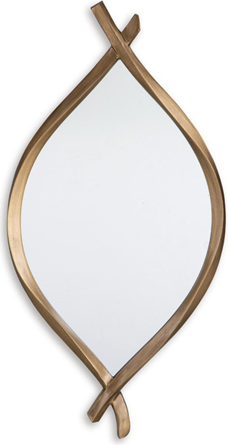 Bartner Accent Mirror In Antique Gold A8010340