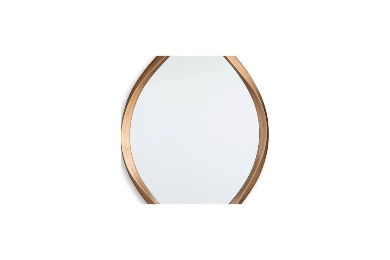 Bartner Accent Mirror In Antique Gold A8010340