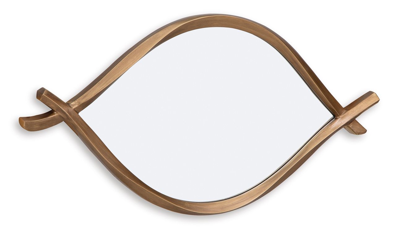 Bartner Accent Mirror In Antique Gold A8010340