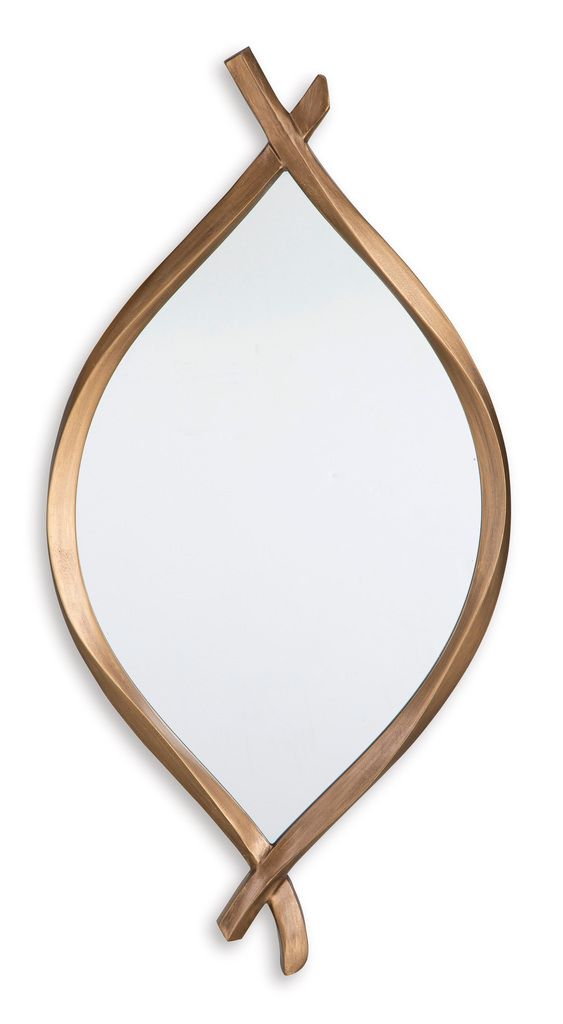 Bartner Accent Mirror In Antique Gold A8010340