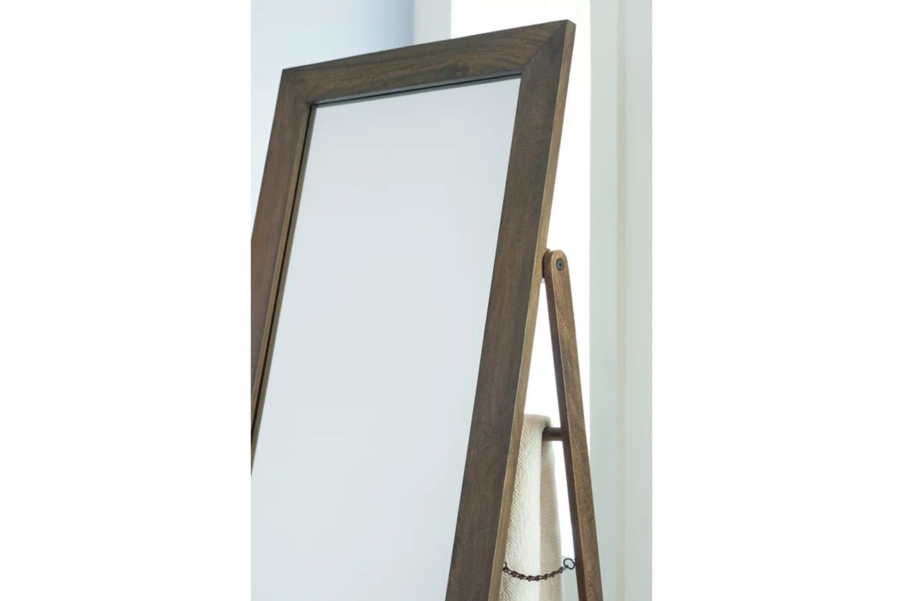 Dirkins Floor Mirror In Brown A8010343
