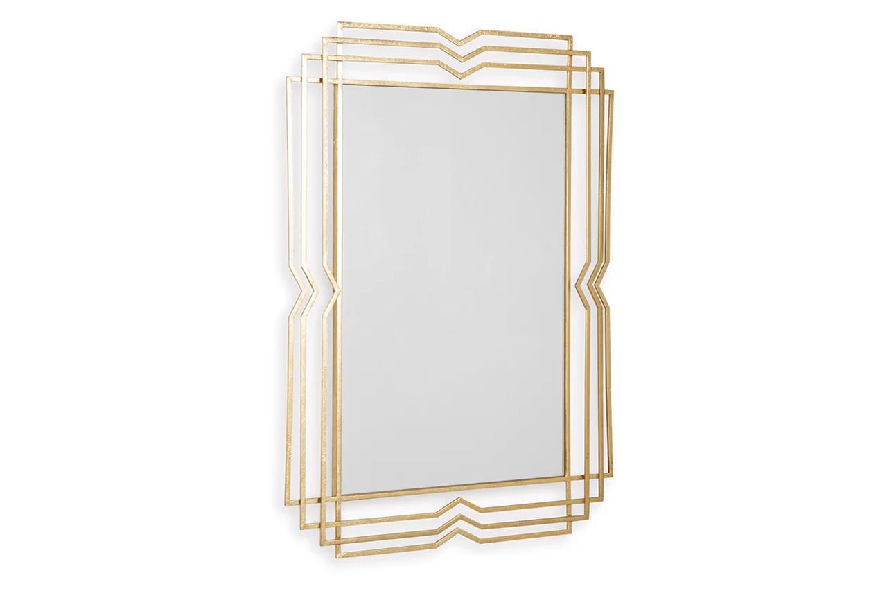 Claybrook Accent Mirror In Gold A8010349