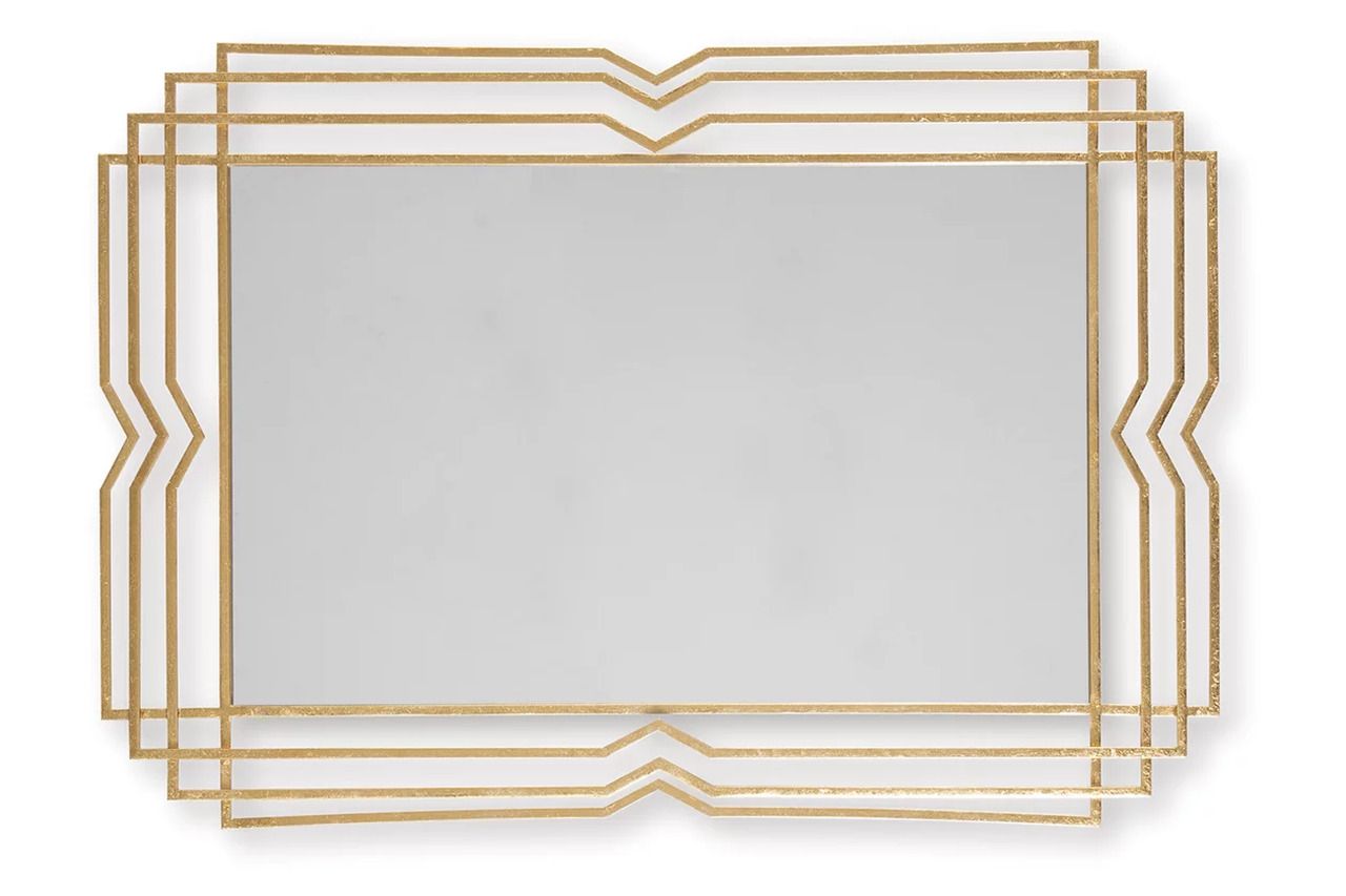 Claybrook Accent Mirror In Gold A8010349