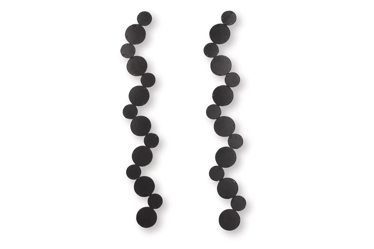 Vinler 2 Piece Accent Mirror Set In Black A8010353