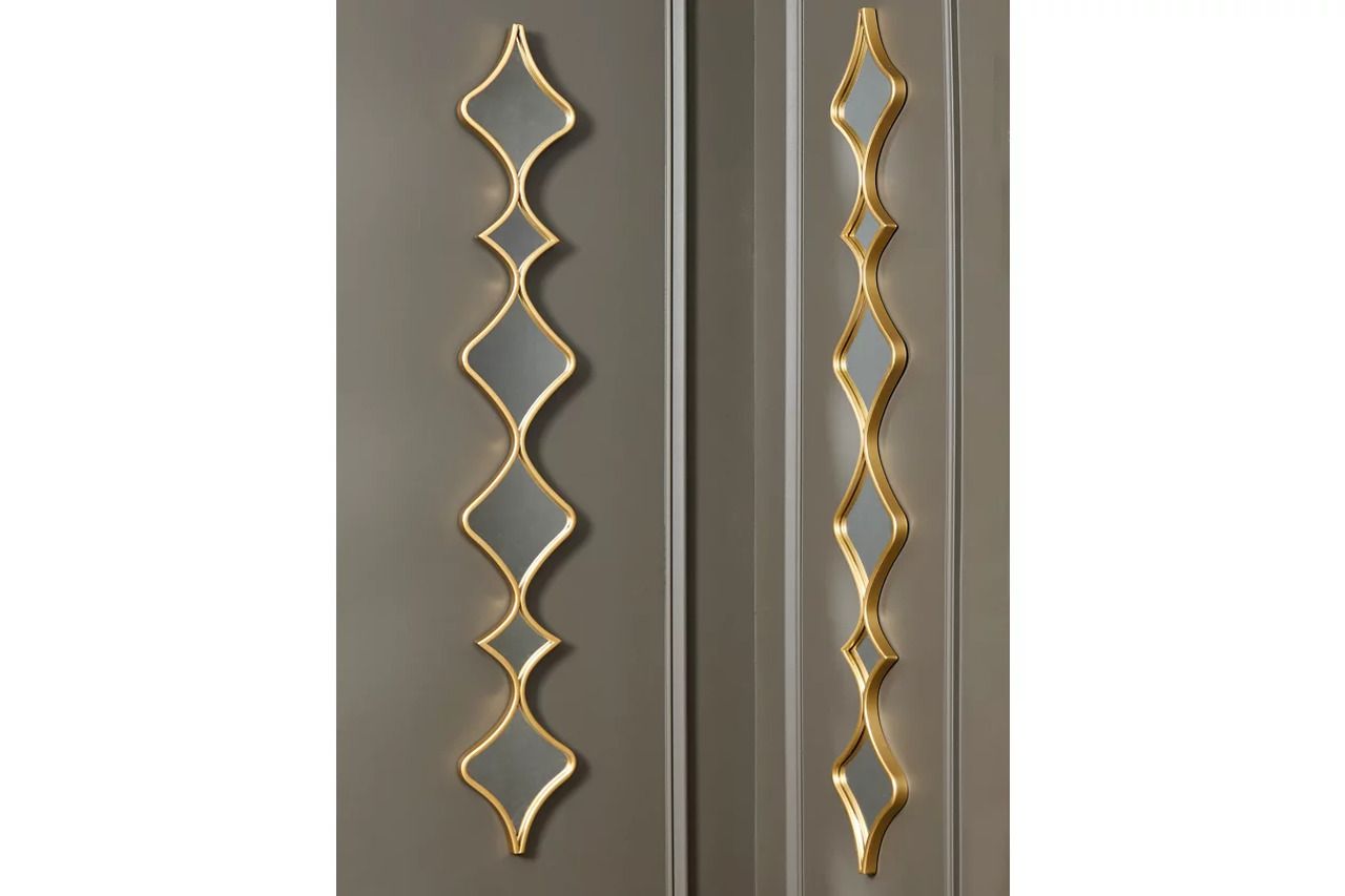 Harriswood 2 Piece Accent Mirror Set In Gold A8010354